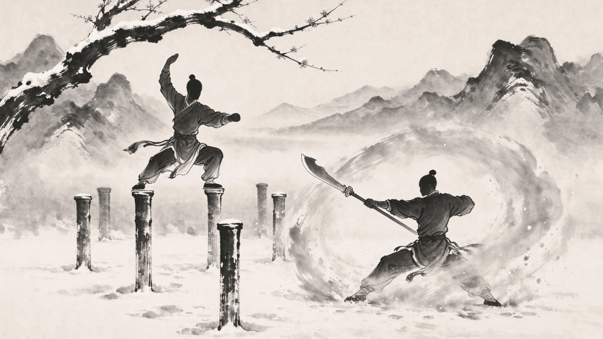 梅 · 水墨画